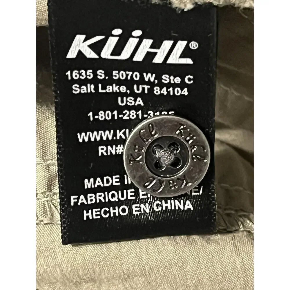 Kuhl Pants Womens 6 Beige Cargo Capri Stretch Lightweight Hiking Outdoor Travel - Picture 5 of 11